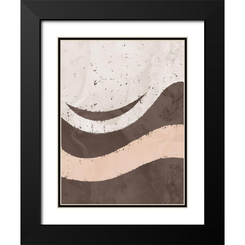 Flowing Winds Black Modern Wood Framed Art Print with Double Matting by Prime, Marcus