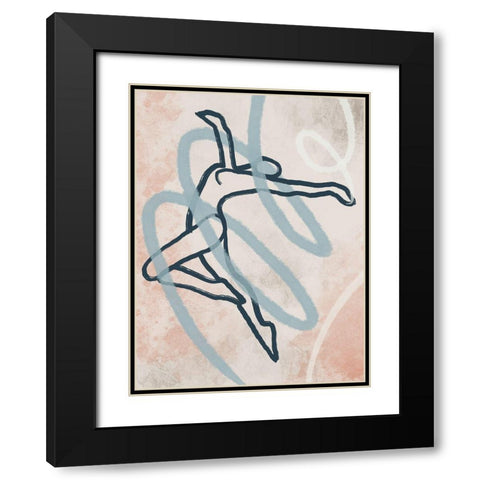 Dancing Spirit Black Modern Wood Framed Art Print with Double Matting by Prime, Marcus