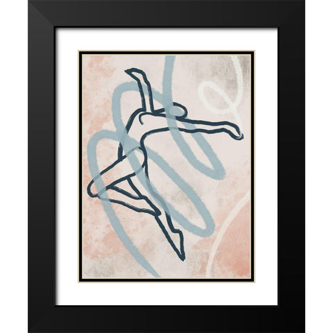Dancing Spirit Black Modern Wood Framed Art Print with Double Matting by Prime, Marcus