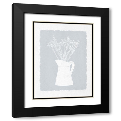 Welcoming Pretty Bouquet 1 Black Modern Wood Framed Art Print with Double Matting by Prime, Marcus