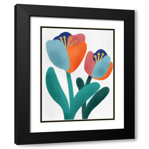 Spring Loaded 1 Black Modern Wood Framed Art Print with Double Matting by Prime, Marcus