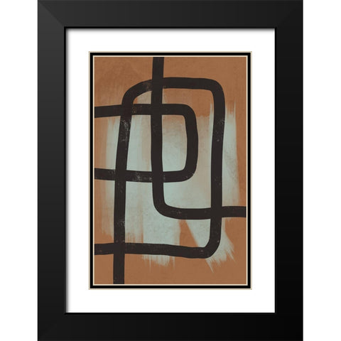 Many Paths Taken 2 Black Modern Wood Framed Art Print with Double Matting by Prime, Marcus