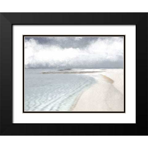 Relaxing Vacation Life Black Modern Wood Framed Art Print with Double Matting by Prime, Marcus