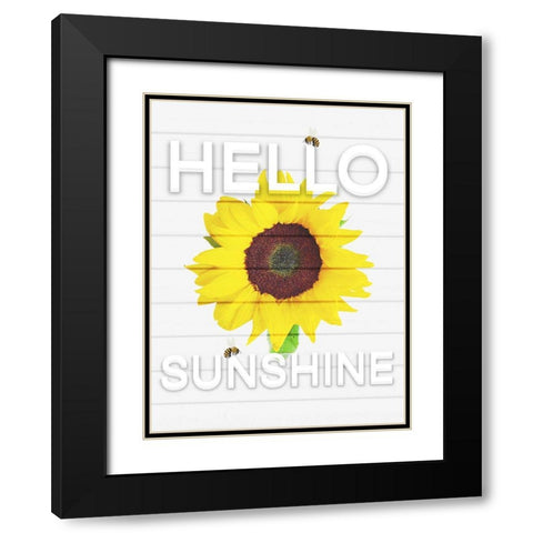 Hello Sunsine 1 Black Modern Wood Framed Art Print with Double Matting by Prime, Marcus