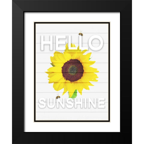 Hello Sunsine 1 Black Modern Wood Framed Art Print with Double Matting by Prime, Marcus