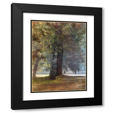 Fall Stroll 2 Black Modern Wood Framed Art Print with Double Matting by Prime, Marcus