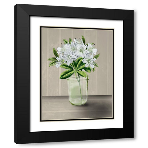 Lovely Bouquet 3 Black Modern Wood Framed Art Print with Double Matting by Prime, Marcus