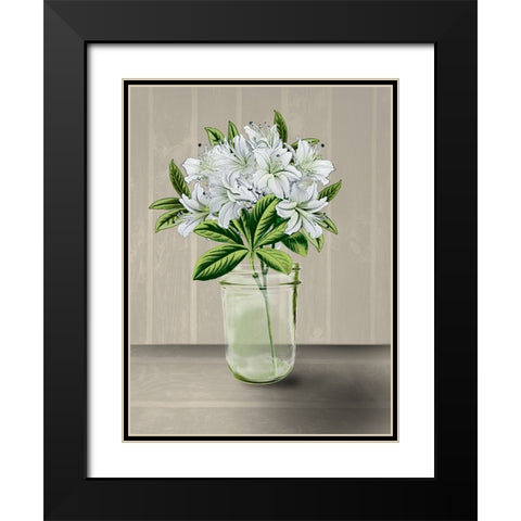Lovely Bouquet 3 Black Modern Wood Framed Art Print with Double Matting by Prime, Marcus