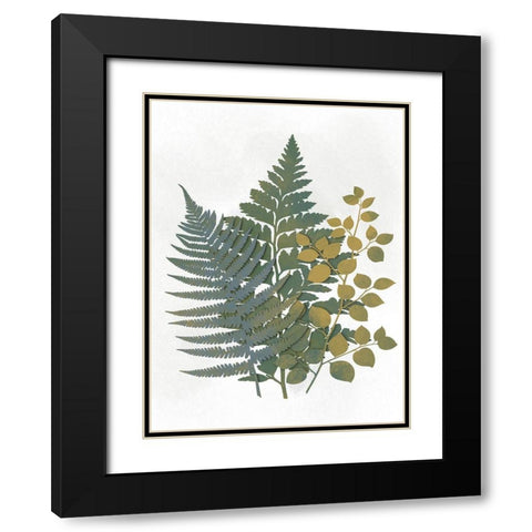 Silhouetted Vegetation 2 Black Modern Wood Framed Art Print with Double Matting by Prime, Marcus