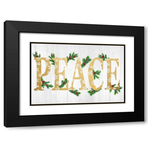 Seasonal Peace Black Modern Wood Framed Art Print with Double Matting by Prime, Marcus