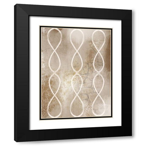 Neverending Structure Black Modern Wood Framed Art Print with Double Matting by Prime, Marcus