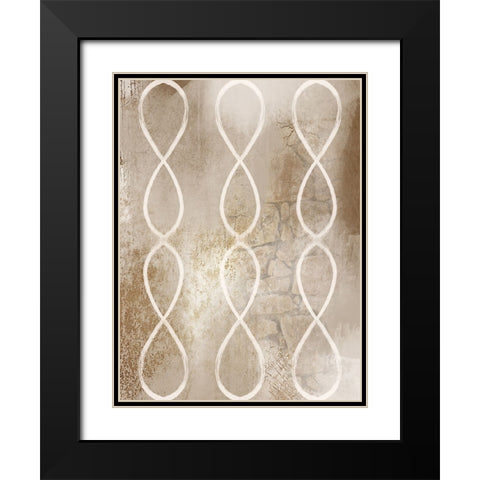 Neverending Structure Black Modern Wood Framed Art Print with Double Matting by Prime, Marcus