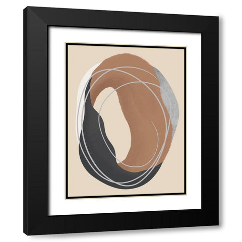 Naturally Silent Summation Black Modern Wood Framed Art Print with Double Matting by Prime, Marcus