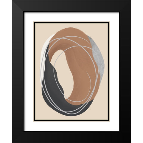Naturally Silent Summation Black Modern Wood Framed Art Print with Double Matting by Prime, Marcus