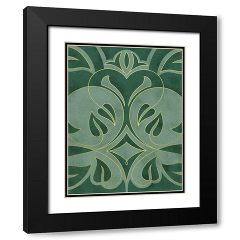 Intertwined Vines 1 Black Modern Wood Framed Art Print with Double Matting by Prime, Marcus