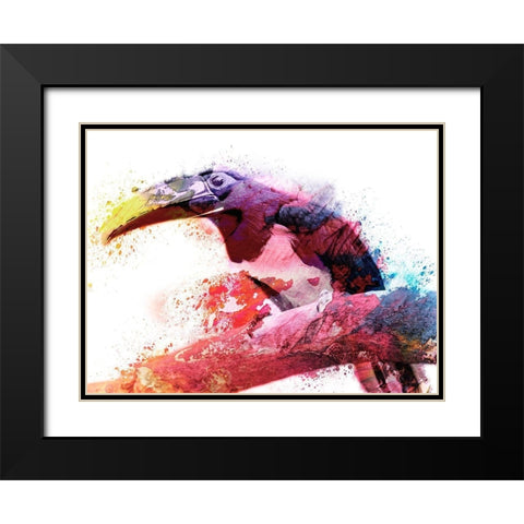 Marvelous Tucan Black Modern Wood Framed Art Print with Double Matting by Prime, Marcus