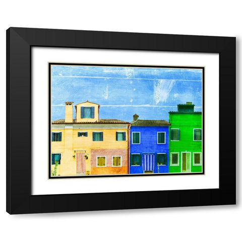 Vibrant Homes 2 Black Modern Wood Framed Art Print with Double Matting by Prime, Marcus