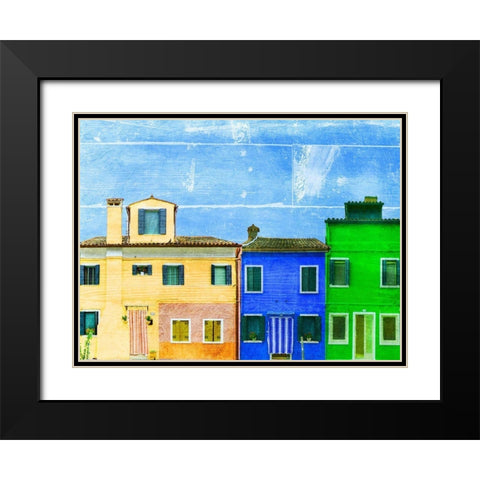 Vibrant Homes 2 Black Modern Wood Framed Art Print with Double Matting by Prime, Marcus