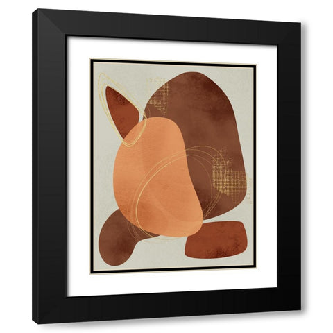 Rotating Sorrow Black Modern Wood Framed Art Print with Double Matting by Prime, Marcus