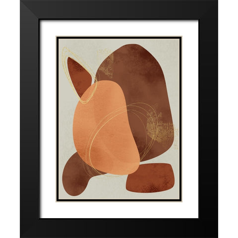Rotating Sorrow Black Modern Wood Framed Art Print with Double Matting by Prime, Marcus