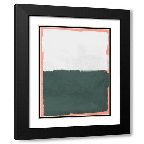 Blush Burst 2 Black Modern Wood Framed Art Print with Double Matting by Prime, Marcus