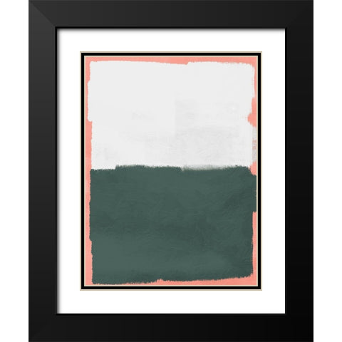Blush Burst 2 Black Modern Wood Framed Art Print with Double Matting by Prime, Marcus