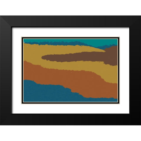 Modern Vision Black Modern Wood Framed Art Print with Double Matting by Prime, Marcus