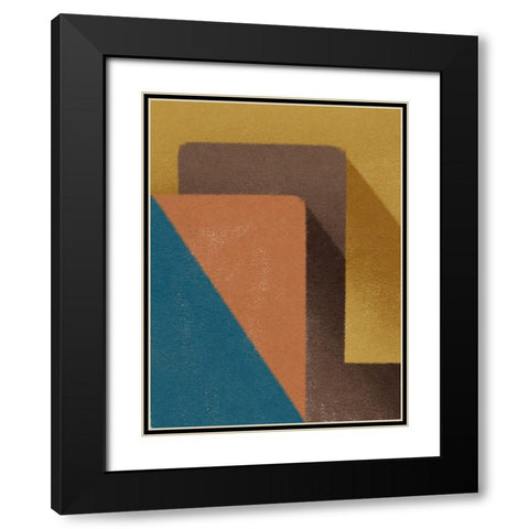 Modern Self Structure Black Modern Wood Framed Art Print with Double Matting by Prime, Marcus