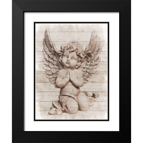 Angelic Nature Black Modern Wood Framed Art Print with Double Matting by Prime, Marcus