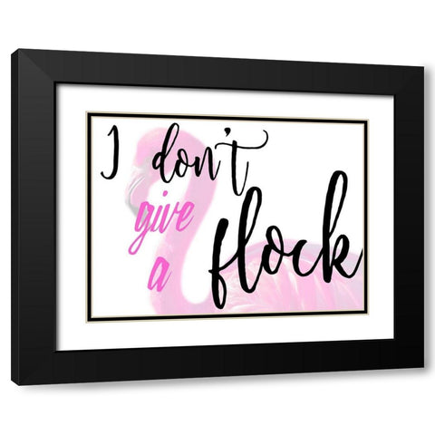 Flock Flockity Flock Black Modern Wood Framed Art Print with Double Matting by Prime, Marcus