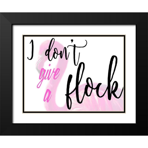 Flock Flockity Flock Black Modern Wood Framed Art Print with Double Matting by Prime, Marcus