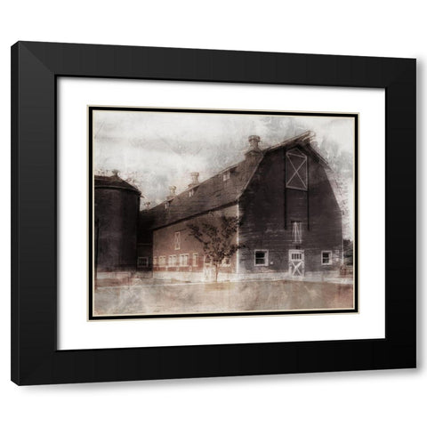 Weathered Grange Black Modern Wood Framed Art Print with Double Matting by Prime, Marcus