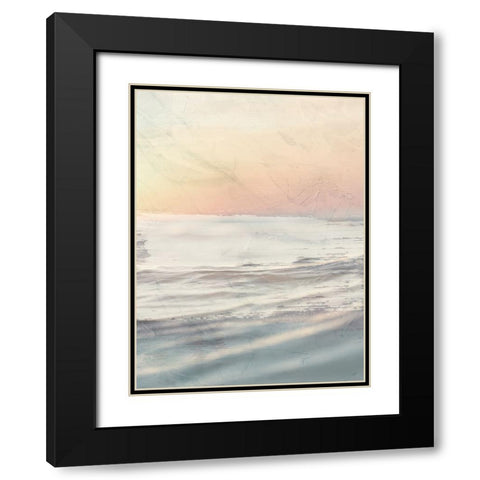 Ocean Flared 2 V2 Black Modern Wood Framed Art Print with Double Matting by Prime, Marcus