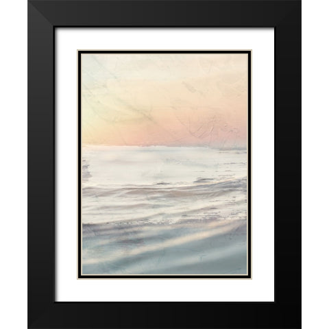 Ocean Flared 2 V2 Black Modern Wood Framed Art Print with Double Matting by Prime, Marcus