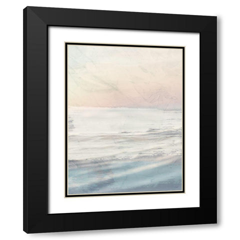 Ocean Flared 2 Black Modern Wood Framed Art Print with Double Matting by Prime, Marcus