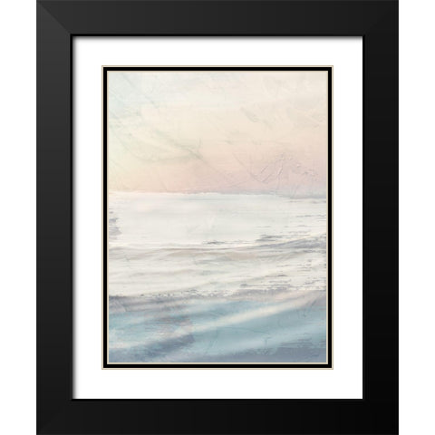 Ocean Flared 2 Black Modern Wood Framed Art Print with Double Matting by Prime, Marcus