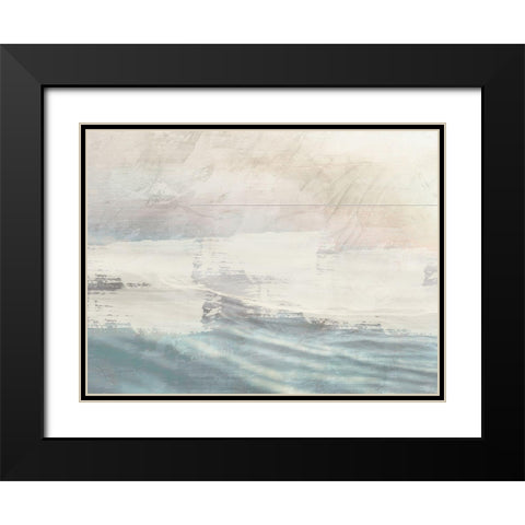 Flaring Ocean Black Modern Wood Framed Art Print with Double Matting by Prime, Marcus