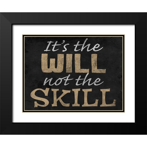 Will Skill Black Modern Wood Framed Art Print with Double Matting by Prime, Marcus