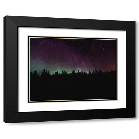 Borealis Dreams 2 Black Modern Wood Framed Art Print with Double Matting by Prime, Marcus