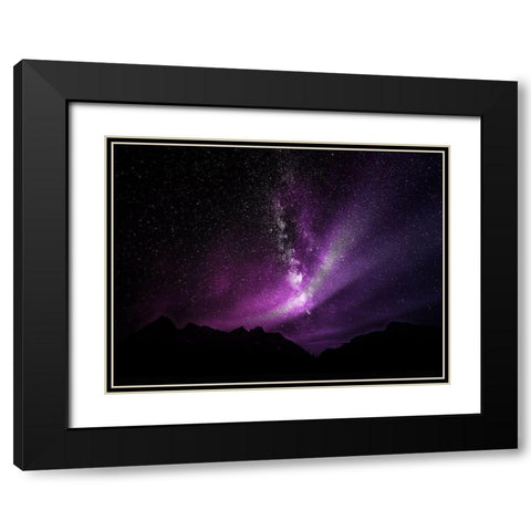 Borealis Dreams 5 Black Modern Wood Framed Art Print with Double Matting by Prime, Marcus