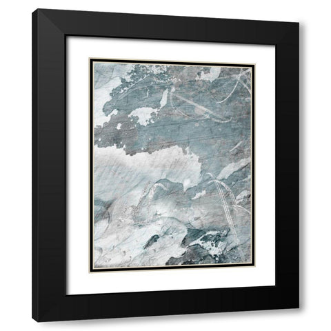 Emerging Words 1 Black Modern Wood Framed Art Print with Double Matting by Prime, Marcus