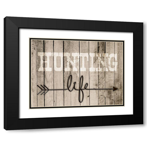 Hunting Life 2 Black Modern Wood Framed Art Print with Double Matting by Prime, Marcus
