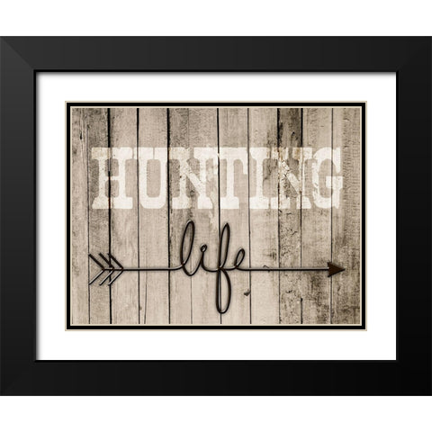 Hunting Life 2 Black Modern Wood Framed Art Print with Double Matting by Prime, Marcus