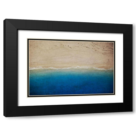Beach Escape 1 Black Modern Wood Framed Art Print with Double Matting by Prime, Marcus