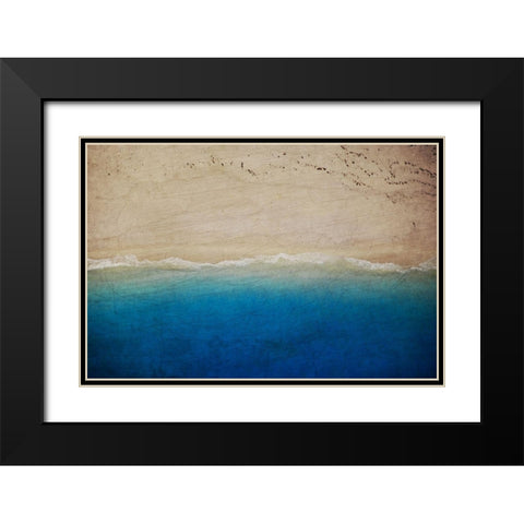 Beach Escape 1 Black Modern Wood Framed Art Print with Double Matting by Prime, Marcus