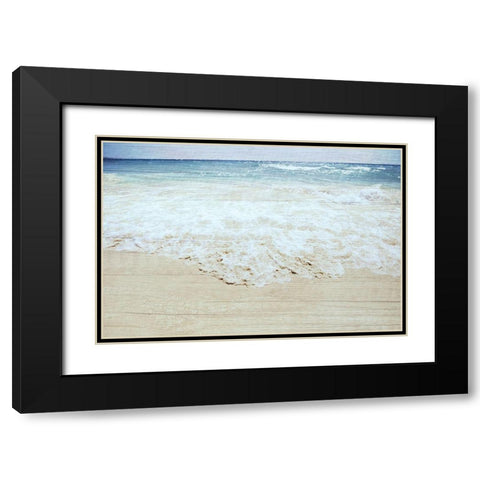 Rushing Waves Black Modern Wood Framed Art Print with Double Matting by Prime, Marcus