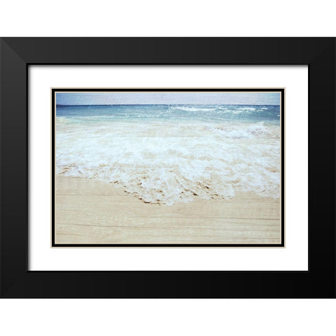 Rushing Waves Black Modern Wood Framed Art Print with Double Matting by Prime, Marcus