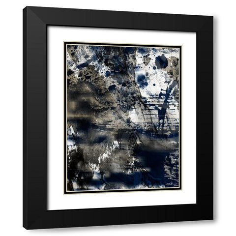 Ageless Ultramarine 2 Black Modern Wood Framed Art Print with Double Matting by Prime, Marcus