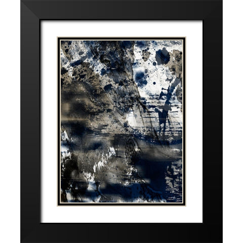 Ageless Ultramarine 2 Black Modern Wood Framed Art Print with Double Matting by Prime, Marcus