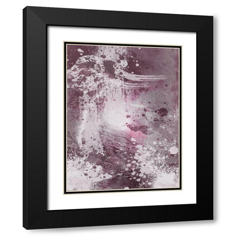 Plum Explosion 1 Black Modern Wood Framed Art Print with Double Matting by Prime, Marcus